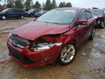 2013 Ford Focus Titanium Maroon vin: 1FADP3N28DL295853