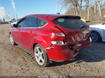 2014 Ford Focus Titanium Burgundy vin: 1FADP3N28EL422179