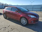 2013 Ford Focus Titanium Красный vin: 1FADP3N29DL122360