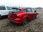 2013 Ford Focus Titanium Burgundy vin: 1FADP3N29DL156993