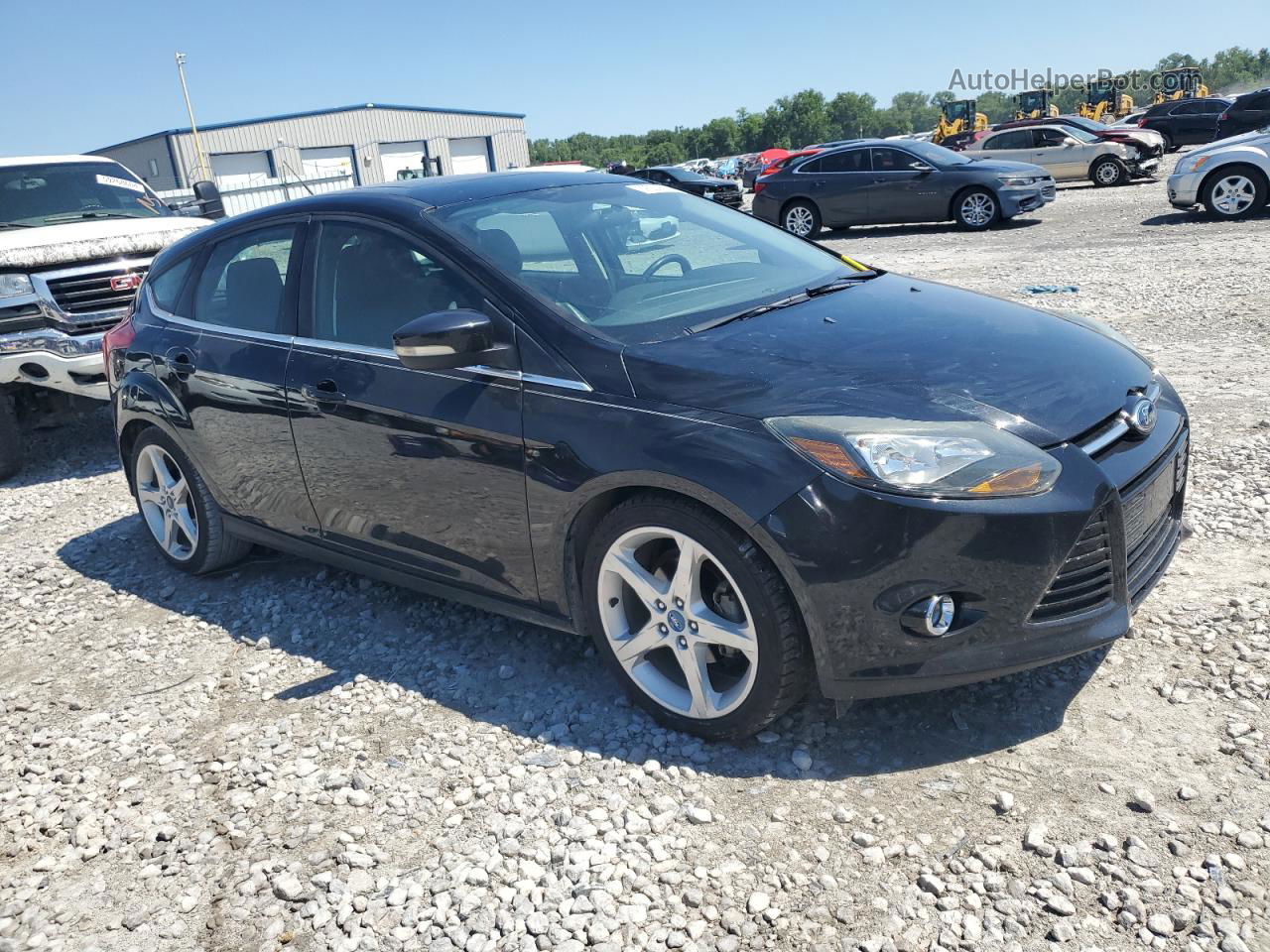 2013 Ford Focus Titanium Black vin: 1FADP3N29DL158209