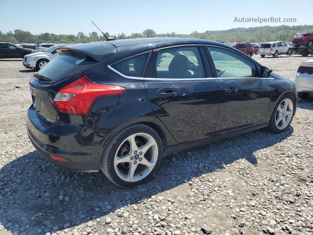 2013 Ford Focus Titanium Black vin: 1FADP3N29DL158209