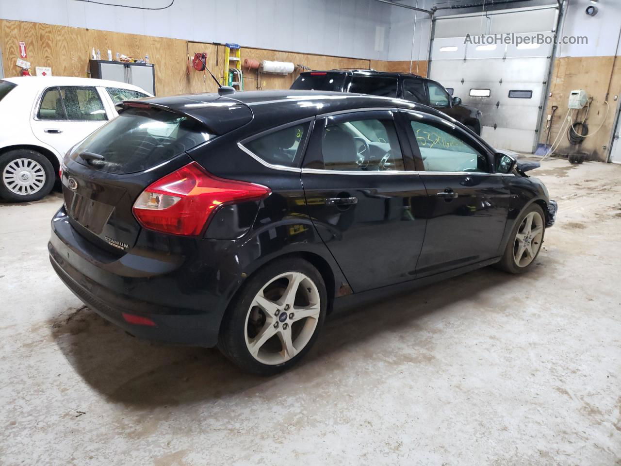 2013 Ford Focus Titanium Черный vin: 1FADP3N29DL168531