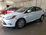 2013 Ford Focus Titanium Белый vin: 1FADP3N29DL373265