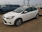 2014 Ford Focus Titanium White vin: 1FADP3N29EL166439