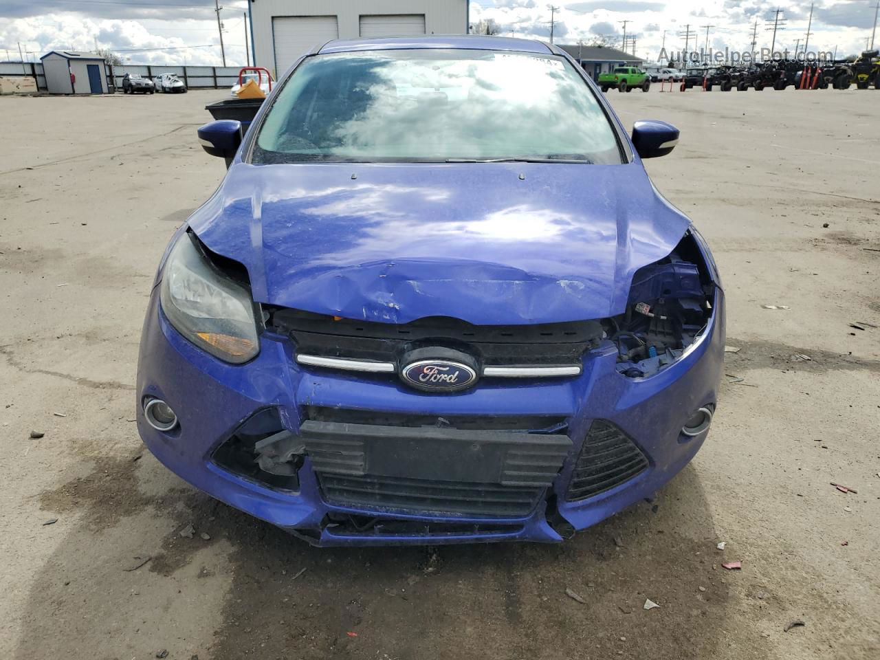 2014 Ford Focus Titanium Blue vin: 1FADP3N29EL363966