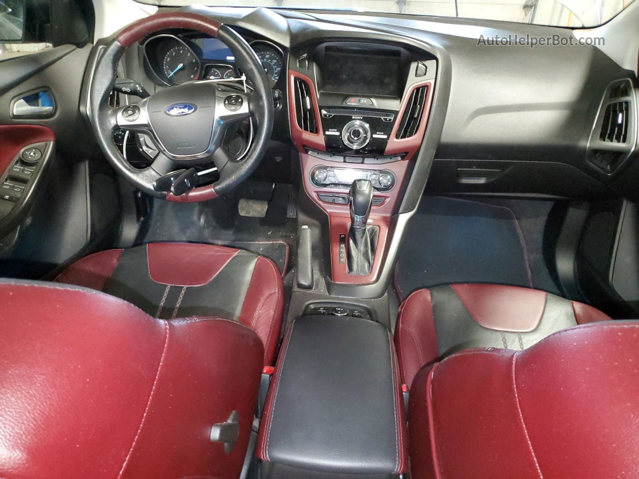 2014 Ford Focus Titanium Черный vin: 1FADP3N29EL388205