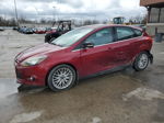 2014 Ford Focus Titanium Maroon vin: 1FADP3N29EL389581