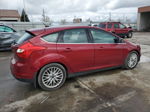 2014 Ford Focus Titanium Maroon vin: 1FADP3N29EL389581