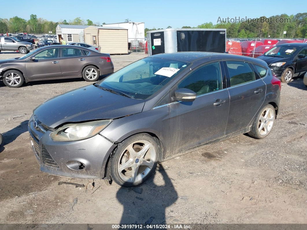 2013 Ford Focus Titanium Gray vin: 1FADP3N2XDL305444