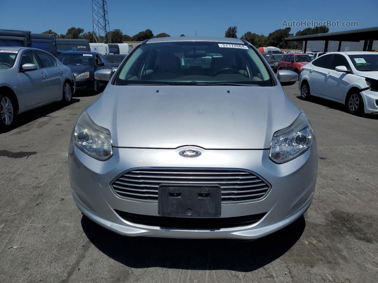 2013 Ford Focus Bev Silver vin: 1FADP3R42DL271477