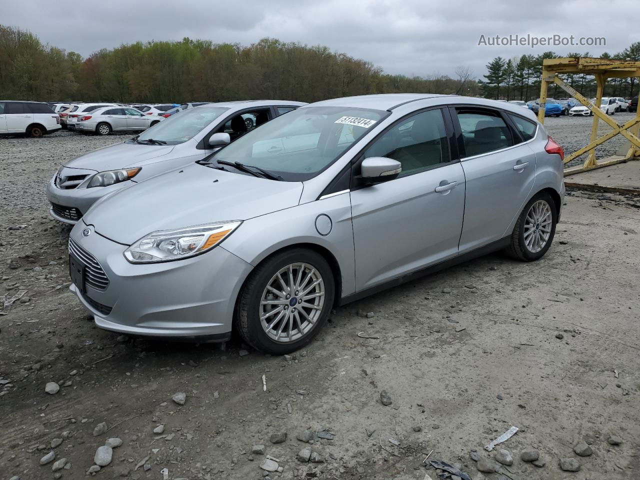 2015 Ford Focus Bev Silver vin: 1FADP3R42FL213940