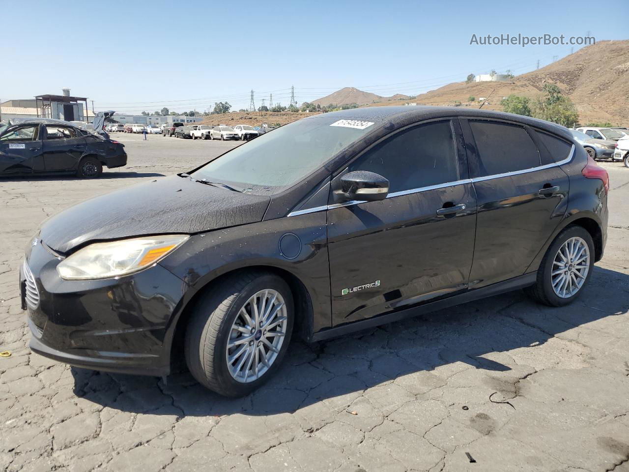 2013 Ford Focus Bev Черный vin: 1FADP3R46DL126040