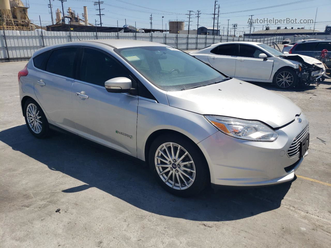 2013 Ford Focus Bev Silver vin: 1FADP3R48DL271628