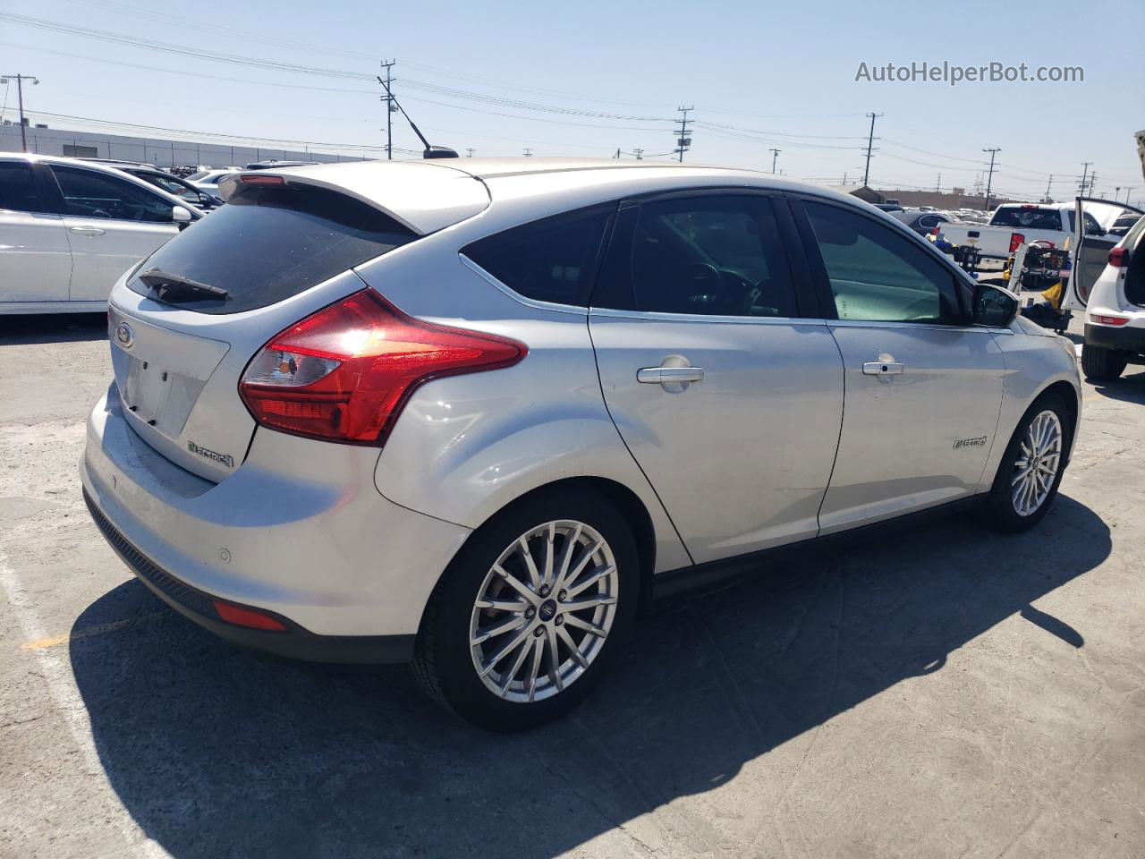 2013 Ford Focus Bev Silver vin: 1FADP3R48DL271628