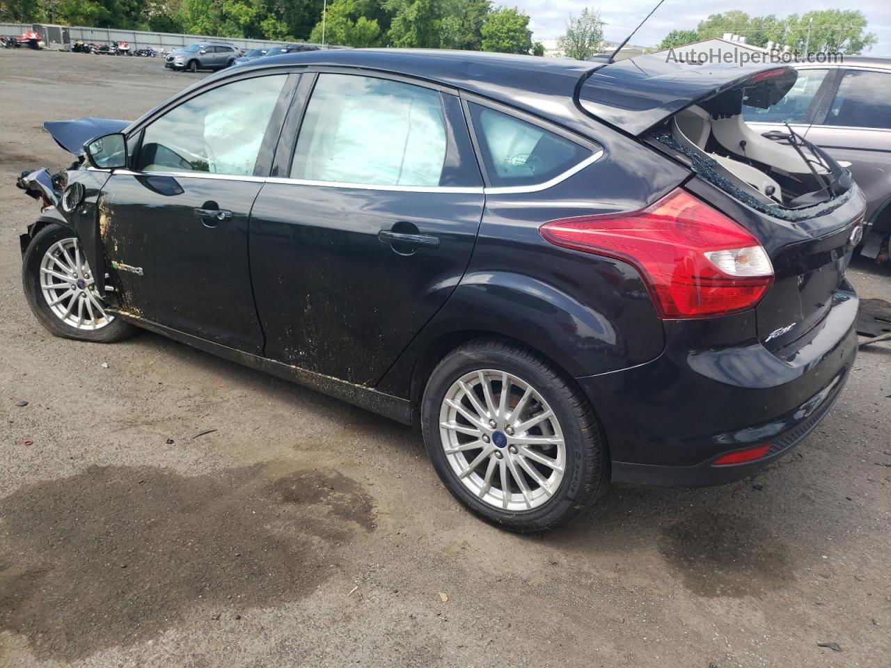 2014 Ford Focus Bev Black vin: 1FADP3R49EL134439