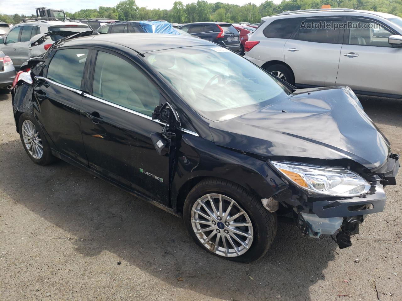 2014 Ford Focus Bev Black vin: 1FADP3R49EL134439