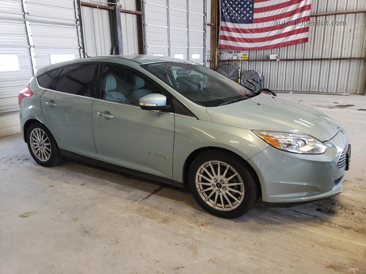 2014 Ford Focus Bev Turquoise vin: 1FADP3R4XEL394154