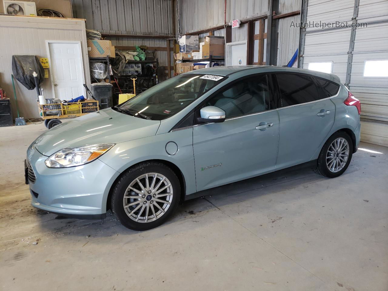 2014 Ford Focus Bev Turquoise vin: 1FADP3R4XEL394154