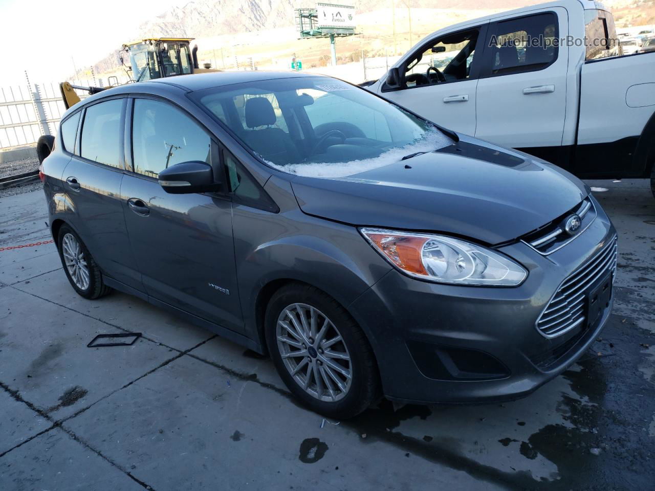 2013 Ford C-max Se Gray vin: 1FADP5AU0DL503565