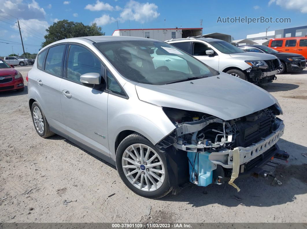 2013 Ford C-max Hybrid Se Silver vin: 1FADP5AU0DL508829