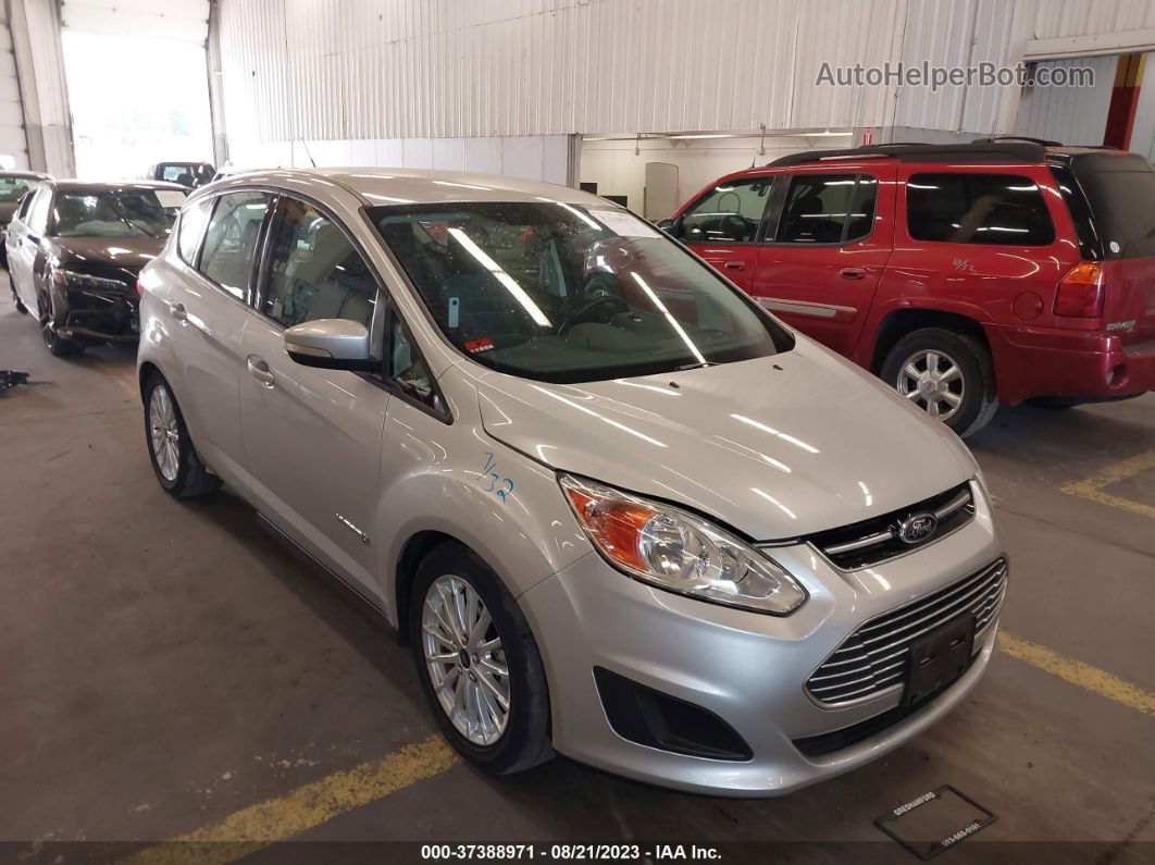 2013 Ford C-max Hybrid Se Silver vin: 1FADP5AU0DL519944