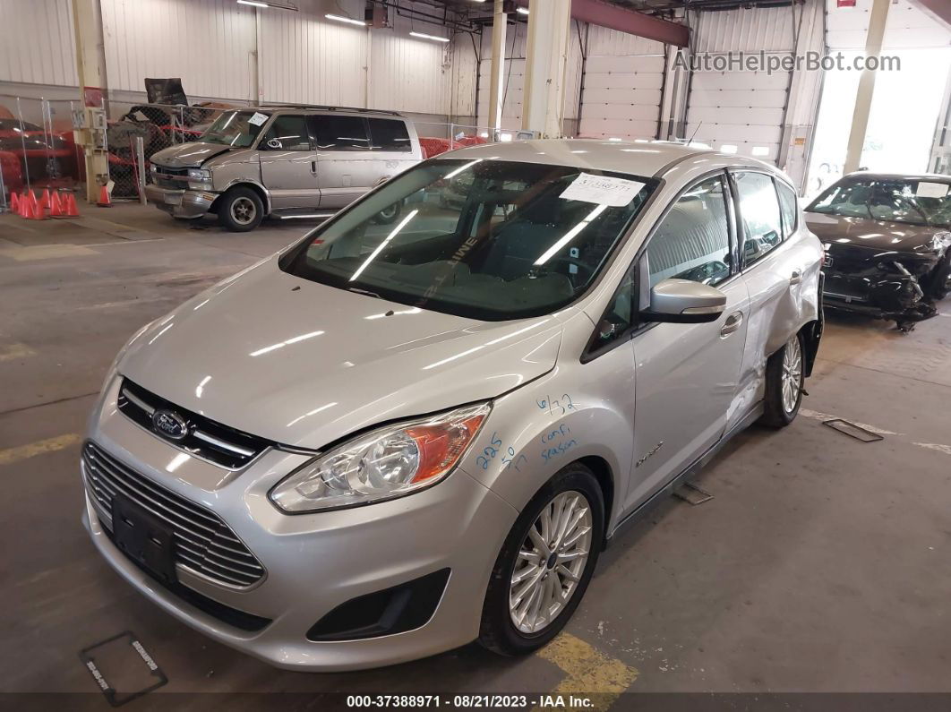 2013 Ford C-max Hybrid Se Silver vin: 1FADP5AU0DL519944