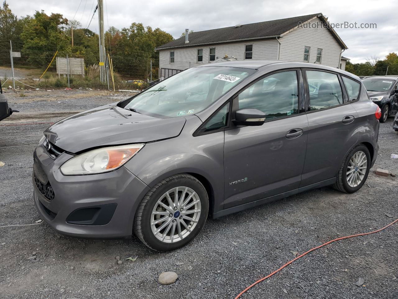 2013 Ford C-max Se Gray vin: 1FADP5AU0DL527400