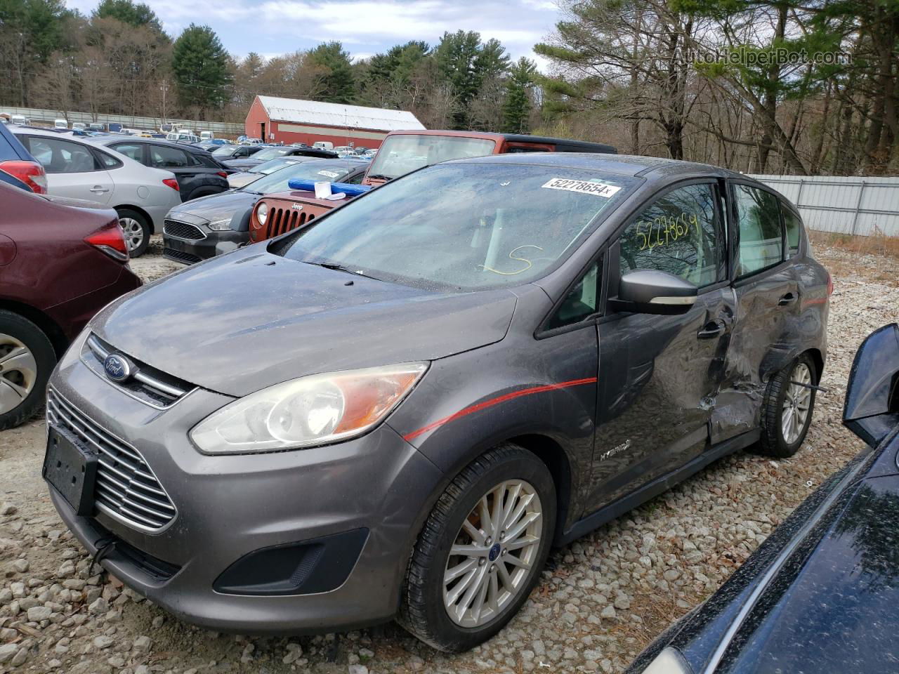 2013 Ford C-max Se Gray vin: 1FADP5AU0DL538008