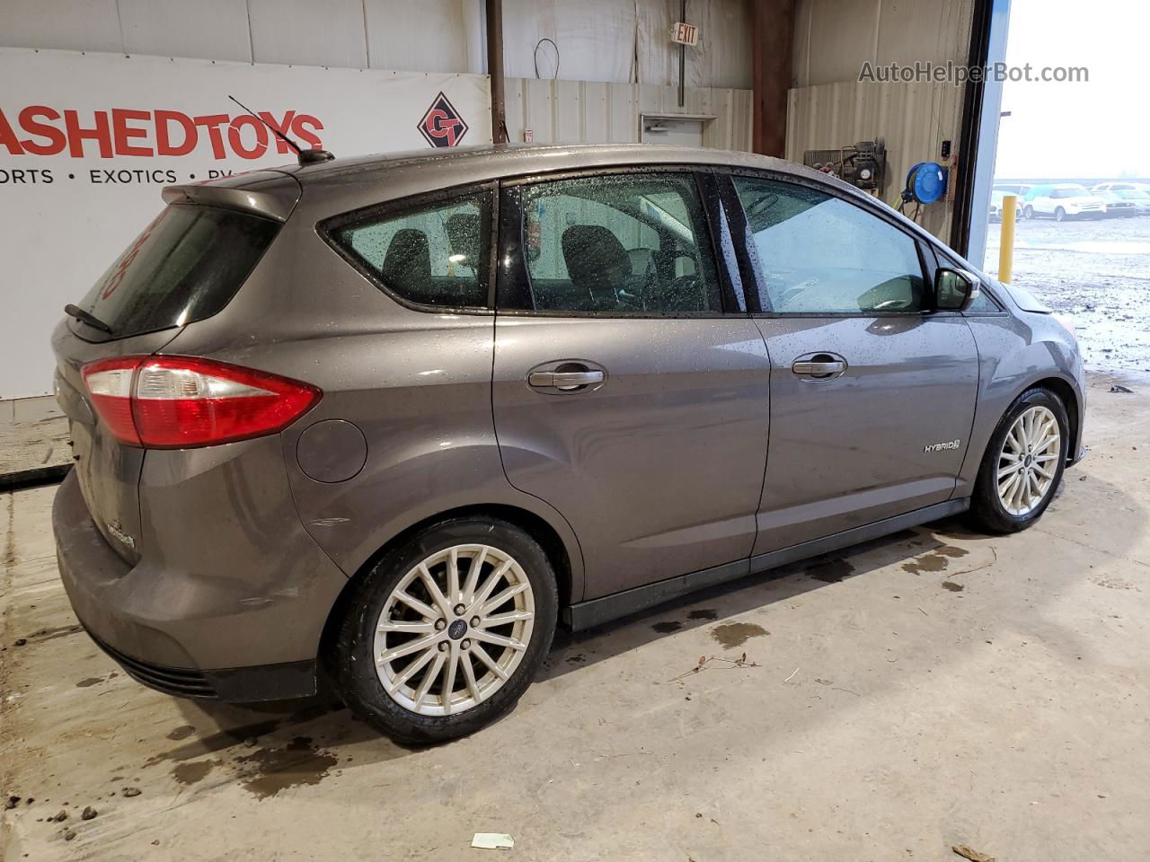 2013 Ford C-max Se Gray vin: 1FADP5AU0DL538297