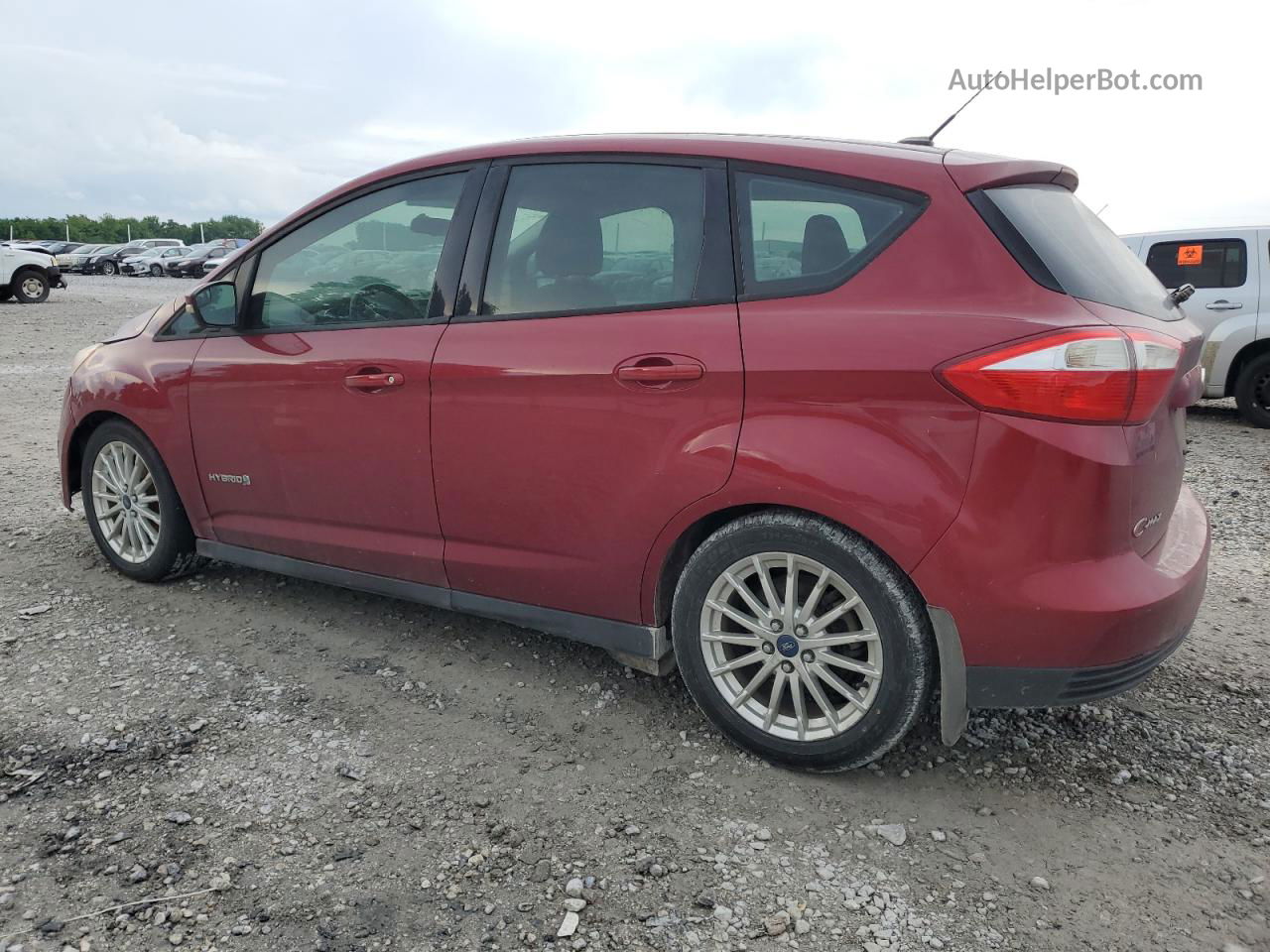 2014 Ford C-max Se Темно-бордовый vin: 1FADP5AU0EL502062