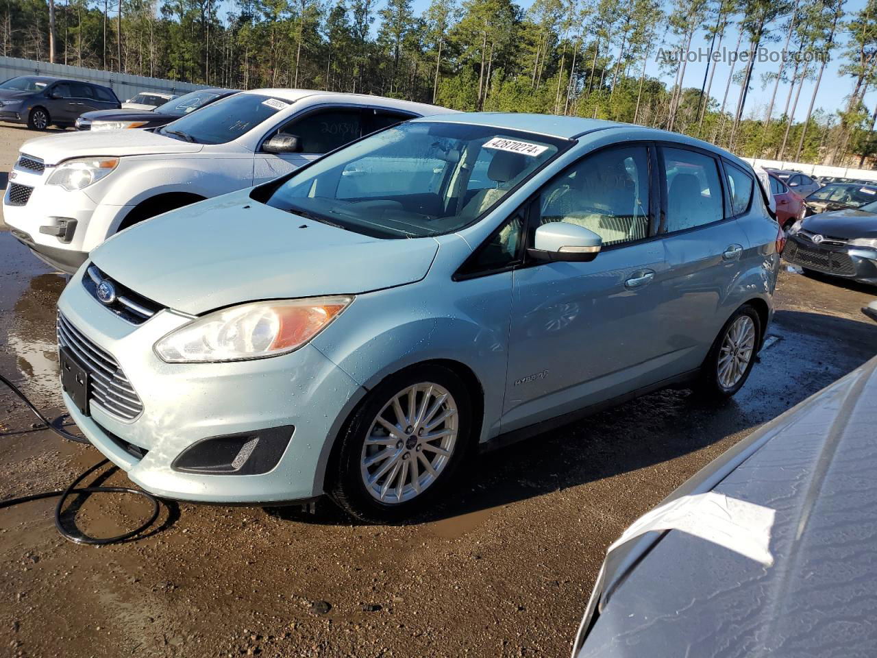 2014 Ford C-max Se Синий vin: 1FADP5AU0EL504670