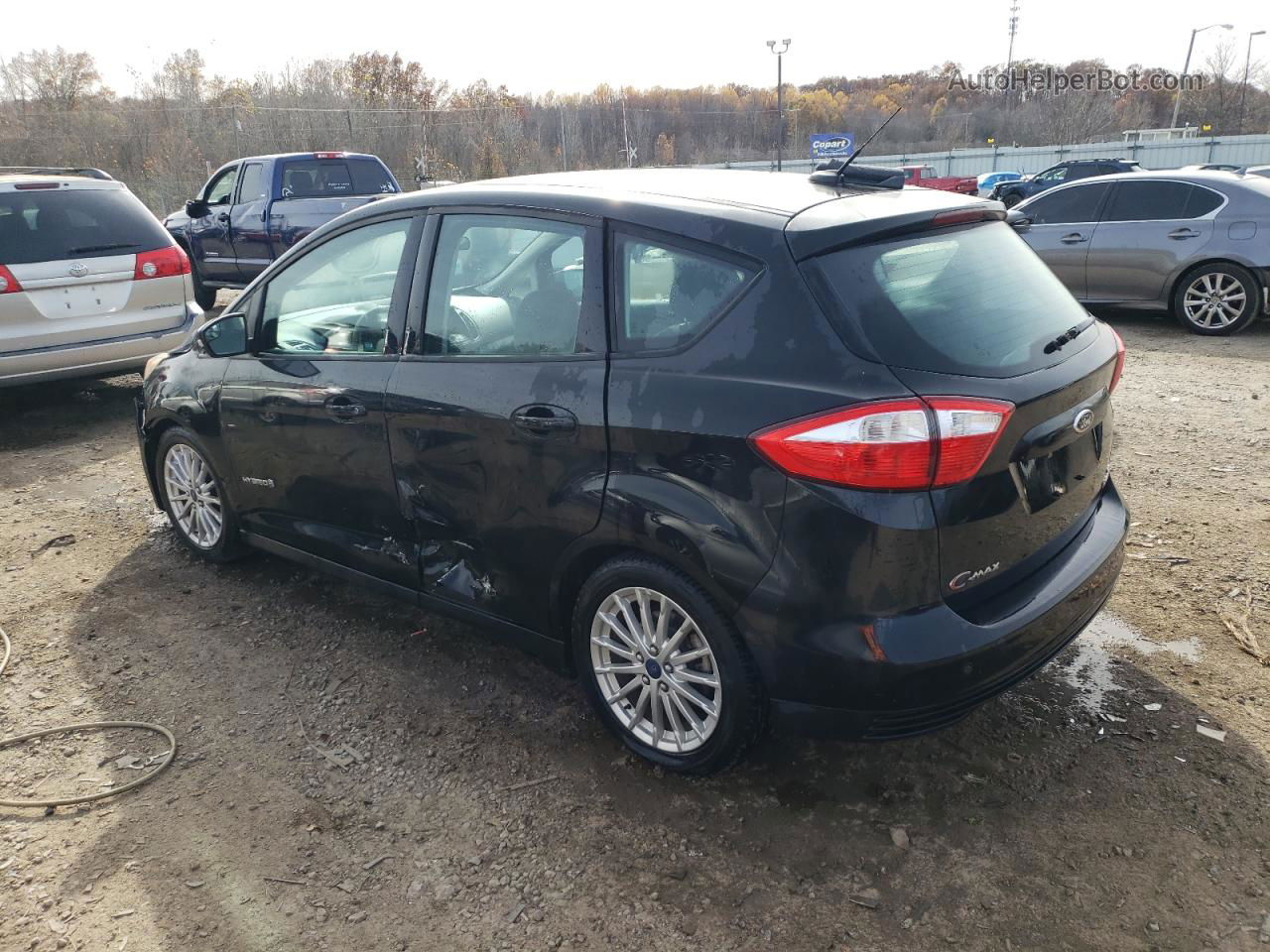 2014 Ford C-max Se Black vin: 1FADP5AU0EL506175