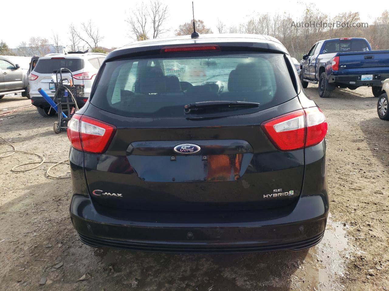 2014 Ford C-max Se Черный vin: 1FADP5AU0EL506175