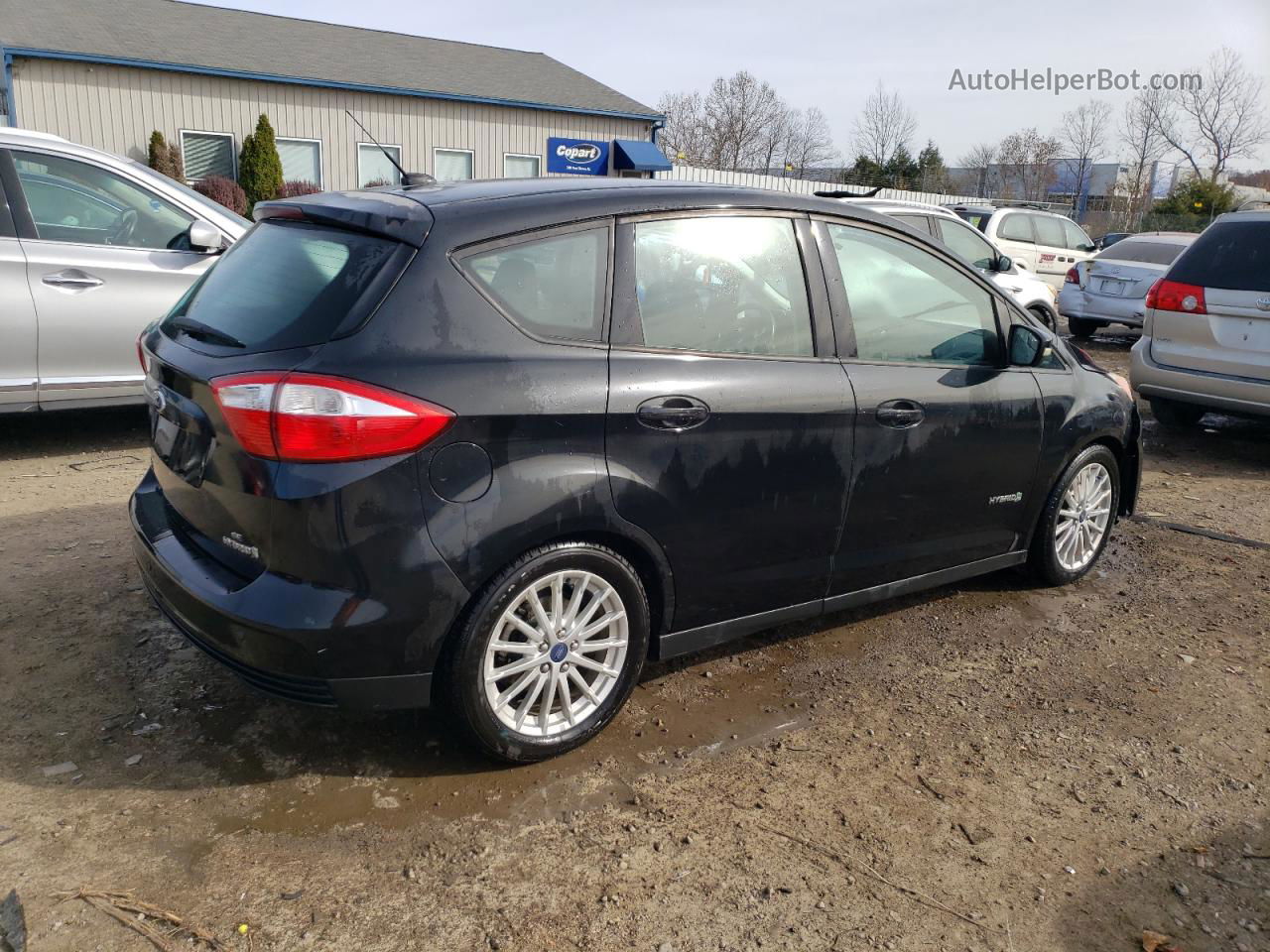 2014 Ford C-max Se Black vin: 1FADP5AU0EL506175