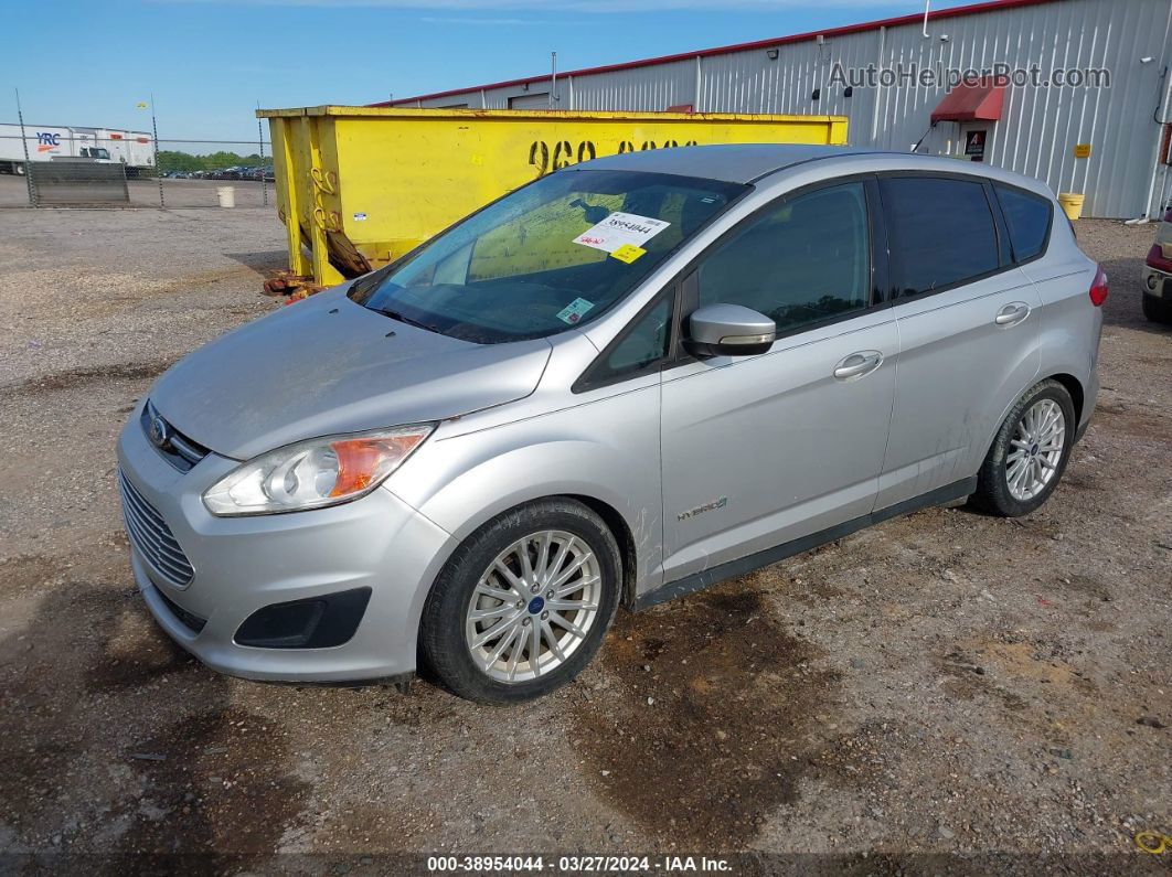 2014 Ford C-max Hybrid Se Silver vin: 1FADP5AU0EL514938