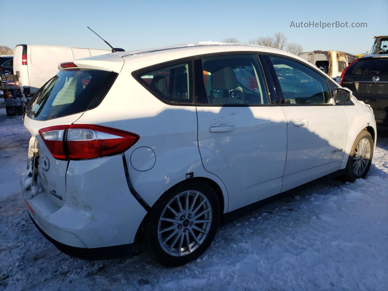 2014 Ford C-max Se Black vin: 1FADP5AU0EL516317