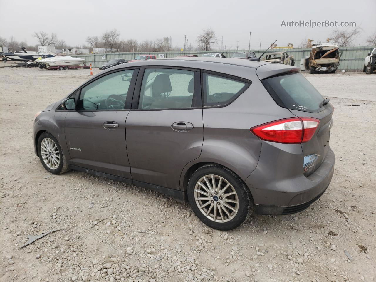 2014 Ford C-max Se Серый vin: 1FADP5AU0EL519816