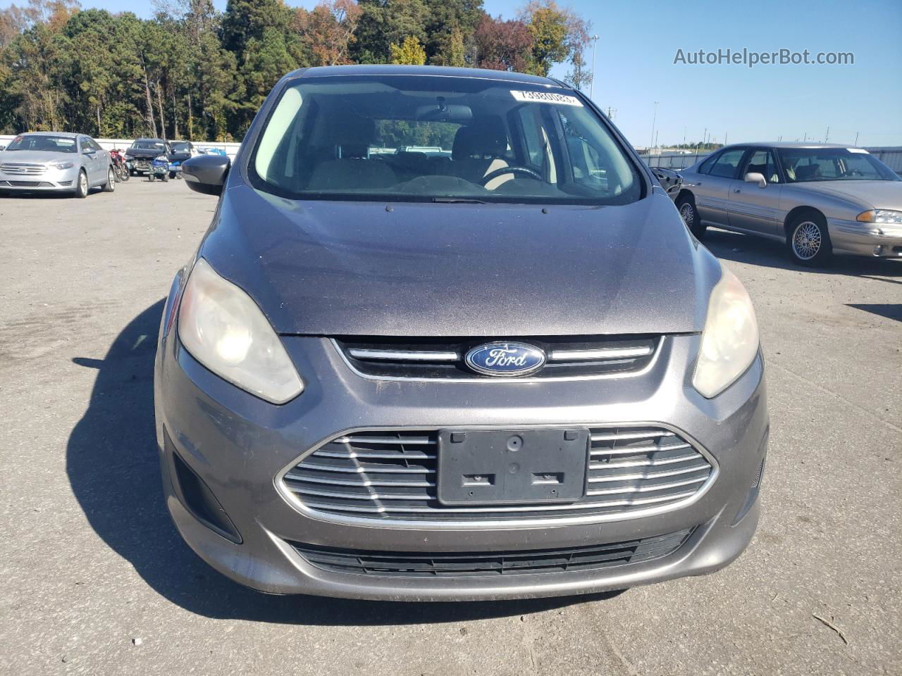 2014 Ford C-max Se Gray vin: 1FADP5AU0EL521548