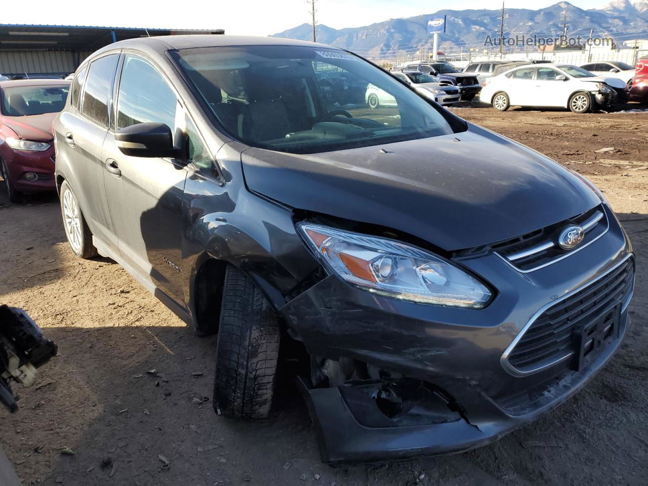 2017 Ford C-max Se Charcoal vin: 1FADP5AU0HL101096