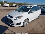 2017 Ford C-max Hybrid Se White vin: 1FADP5AU0HL103995