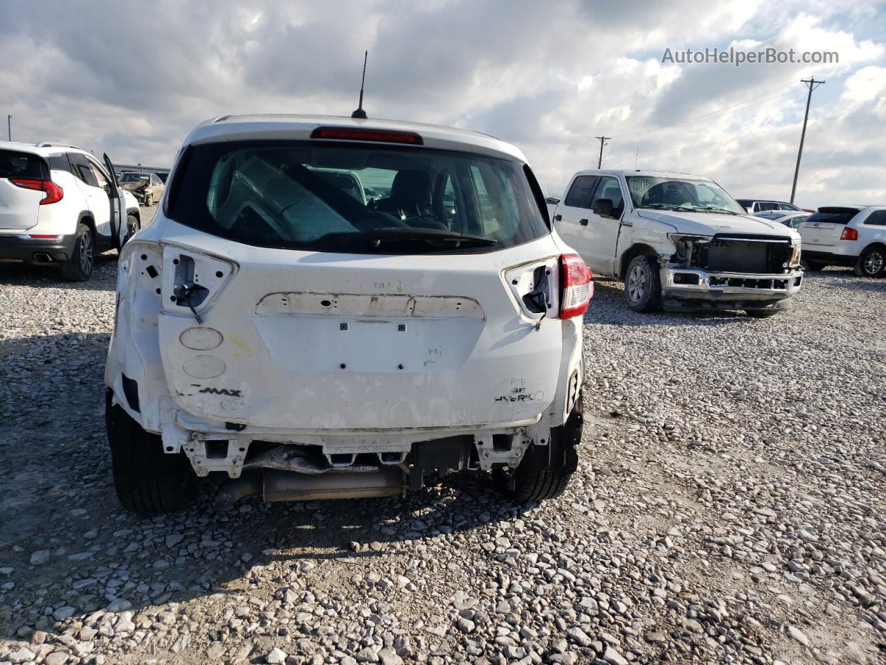 2017 Ford C-max Se White vin: 1FADP5AU0HL116746