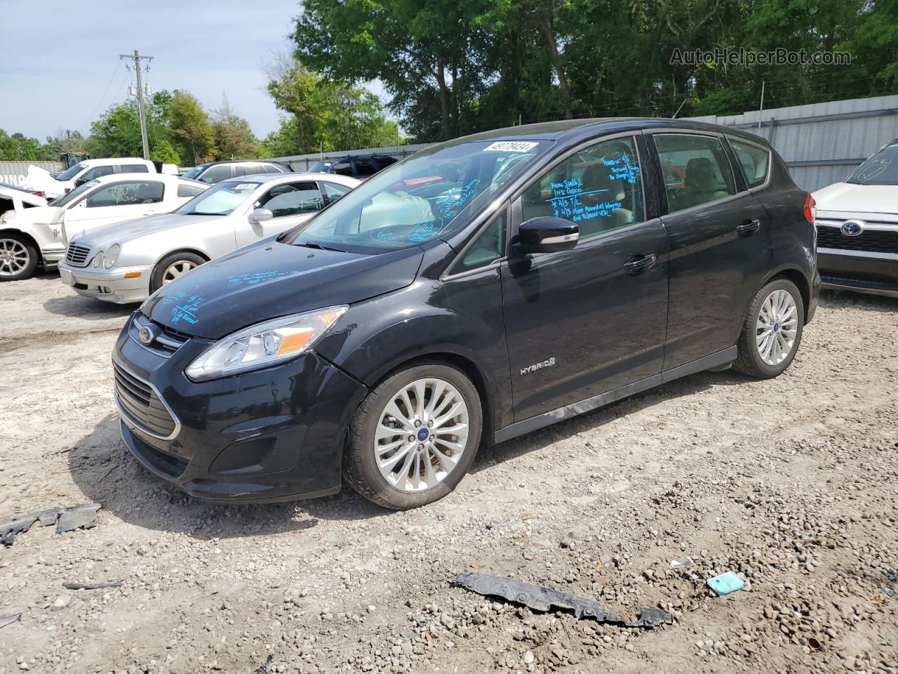 2017 Ford C-max Se Черный vin: 1FADP5AU0HL117735