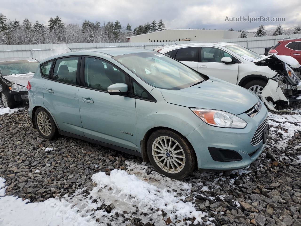 2013 Ford C-max Se Turquoise vin: 1FADP5AU1DL517765