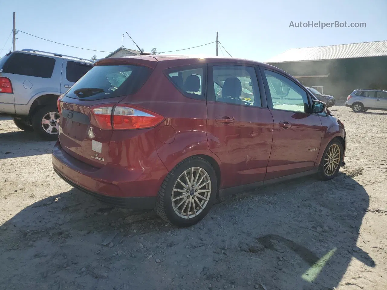 2013 Ford C-max Se Красный vin: 1FADP5AU1DL519273