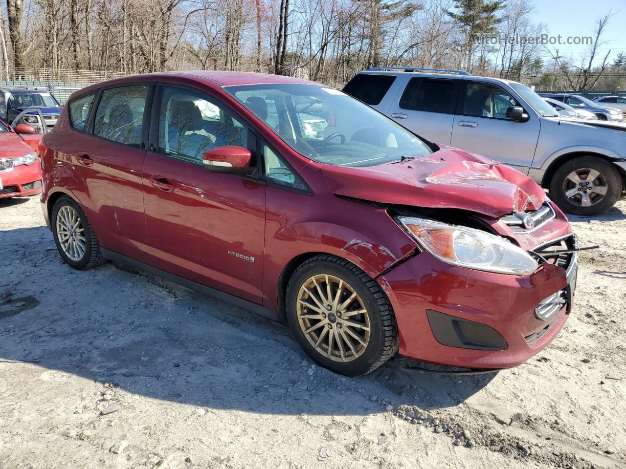 2013 Ford C-max Se Красный vin: 1FADP5AU1DL519273