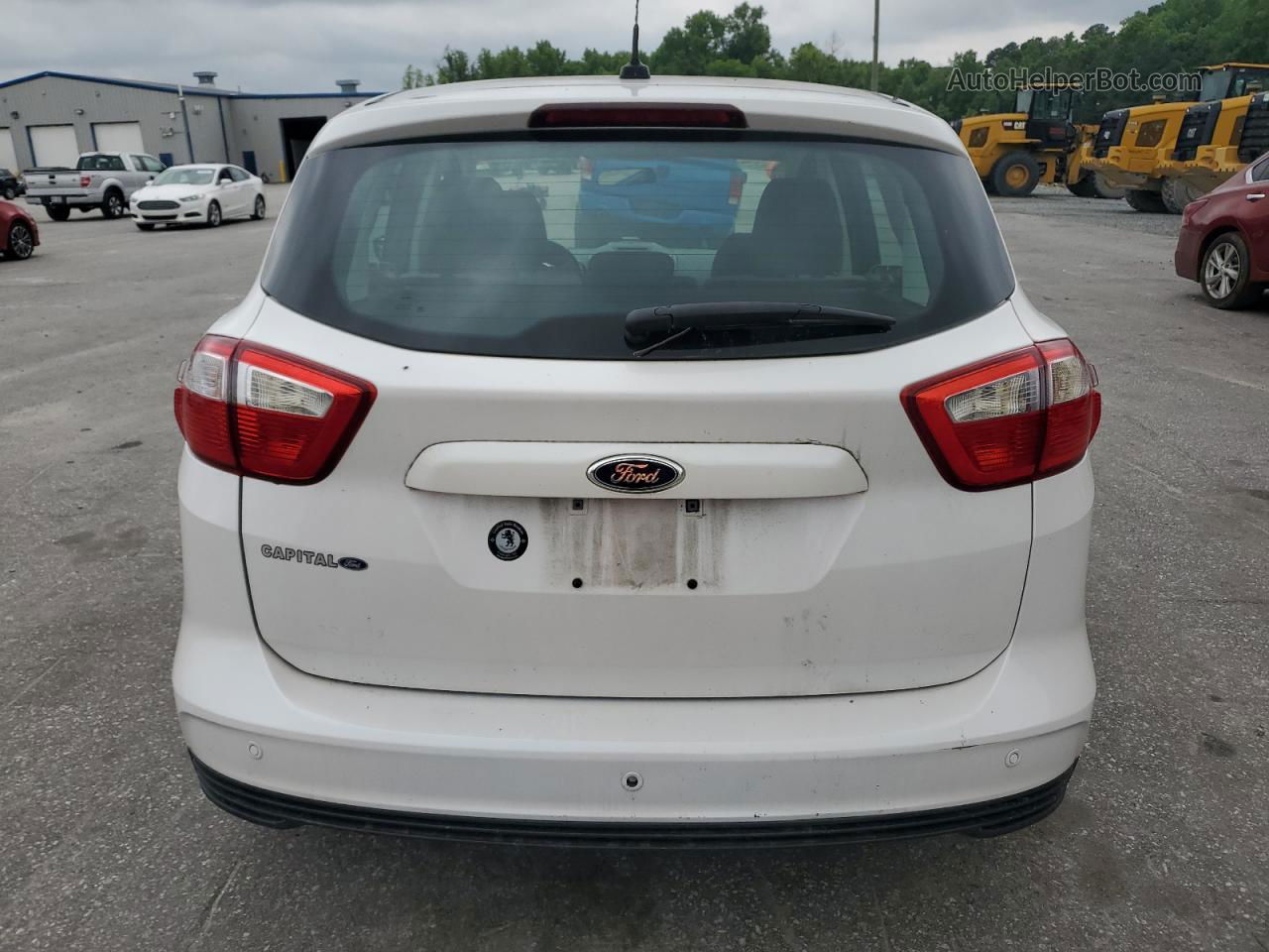 2013 Ford C-max Se White vin: 1FADP5AU1DL520777