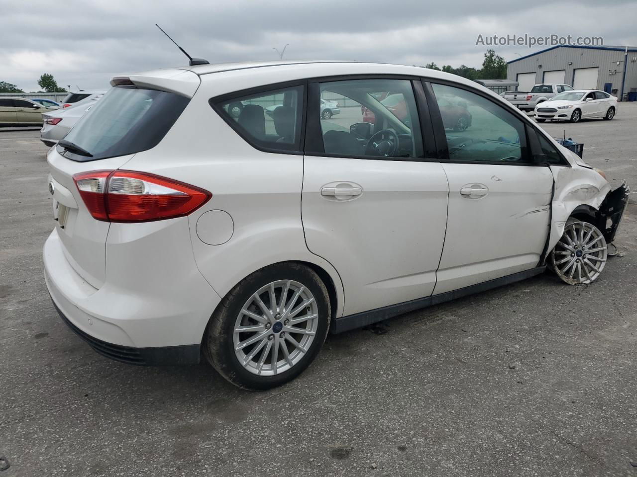 2013 Ford C-max Se White vin: 1FADP5AU1DL520777