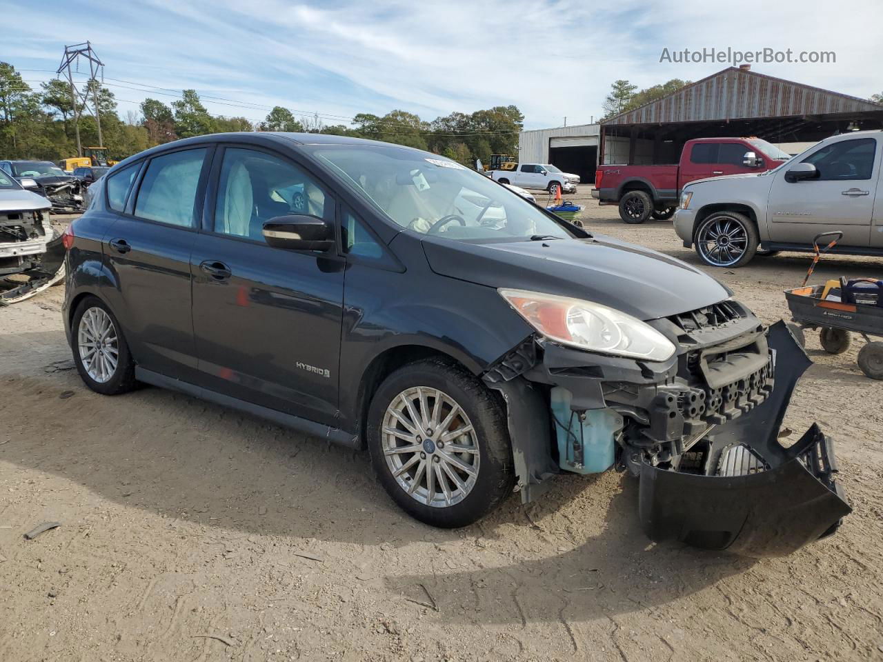 2013 Ford C-max Se Black vin: 1FADP5AU1DL527535