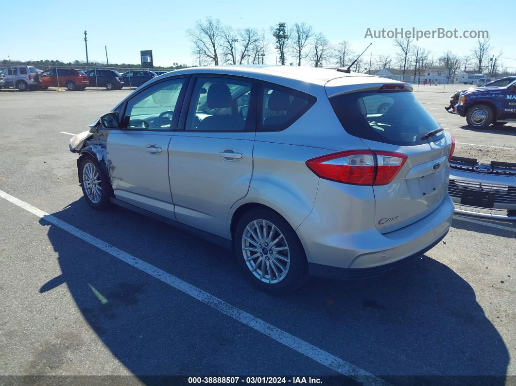 2013 Ford C-max Hybrid Se Silver vin: 1FADP5AU1DL531505